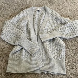 Grey cardigan